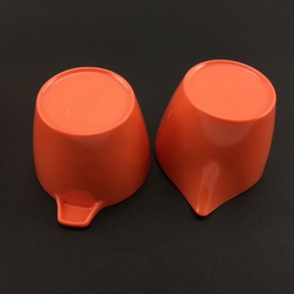 5 Piece MCM Coral Dorchester Dinnerware Cyanamid Canada Melmac Set Tray Vintage - Picture 8 of 16